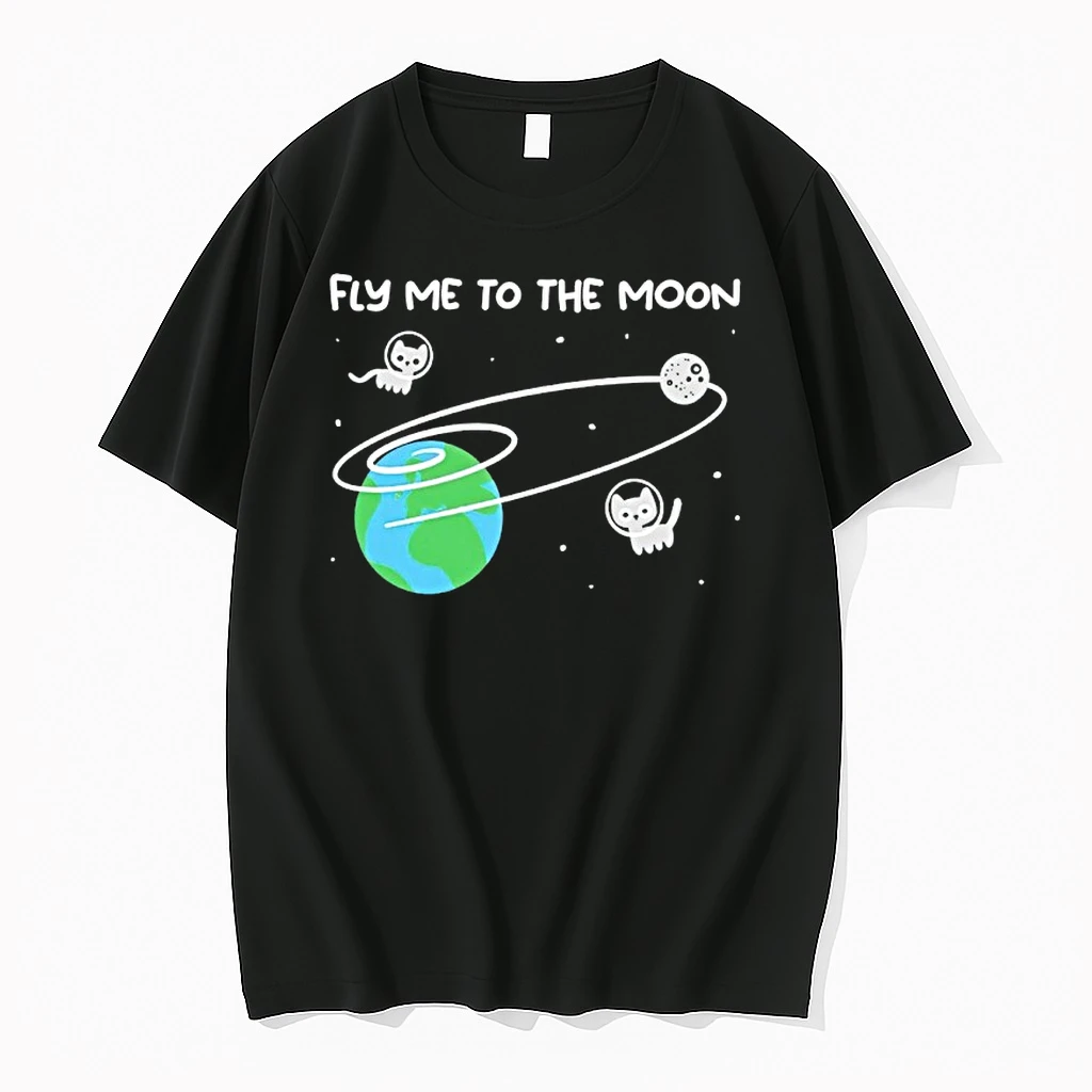 Cat Fly Me To The Moon Shirts