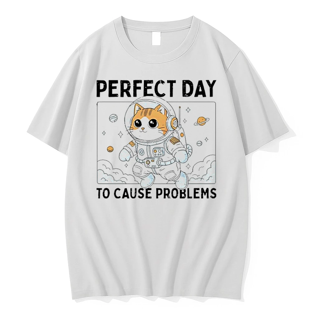 Cat Perfect Day To Cause Problems Art Shirts