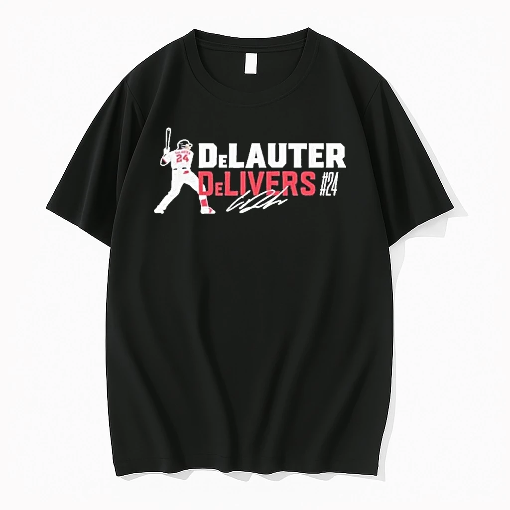 Chase Delauter Cleveland Guardians Swing Signature Shirts