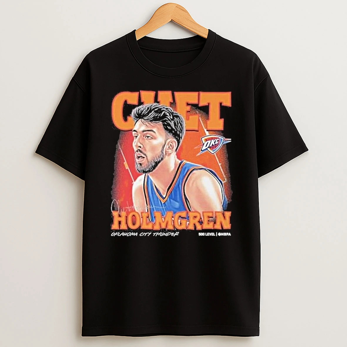 Chet Holmgren Oklahoma City Thunder Dual Player Vintage Shirts