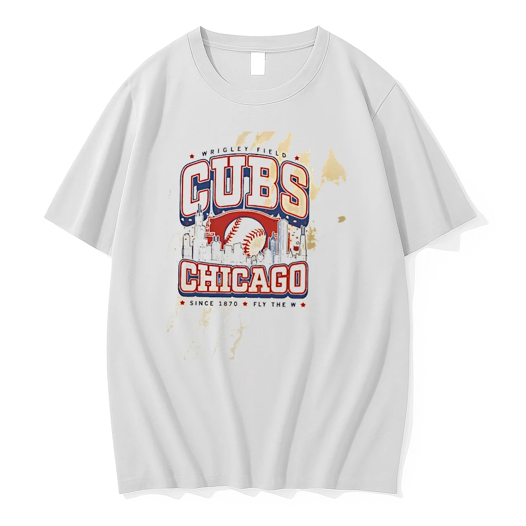 Chicago Cubs Wrigley Field Since 1870 Fly The W Shirts