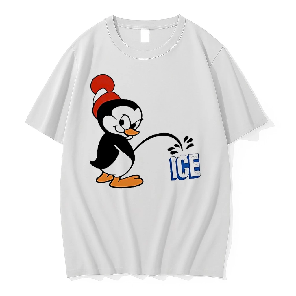 Chilly Willy Penguin Pee On Ice Abolish Ice Shirts
