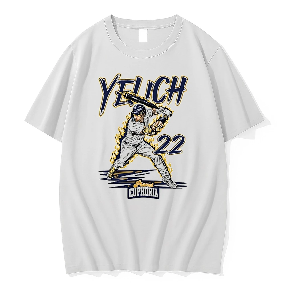 Christian Yelich 22 Milwaukee Brewers Graphic Comic Shirts