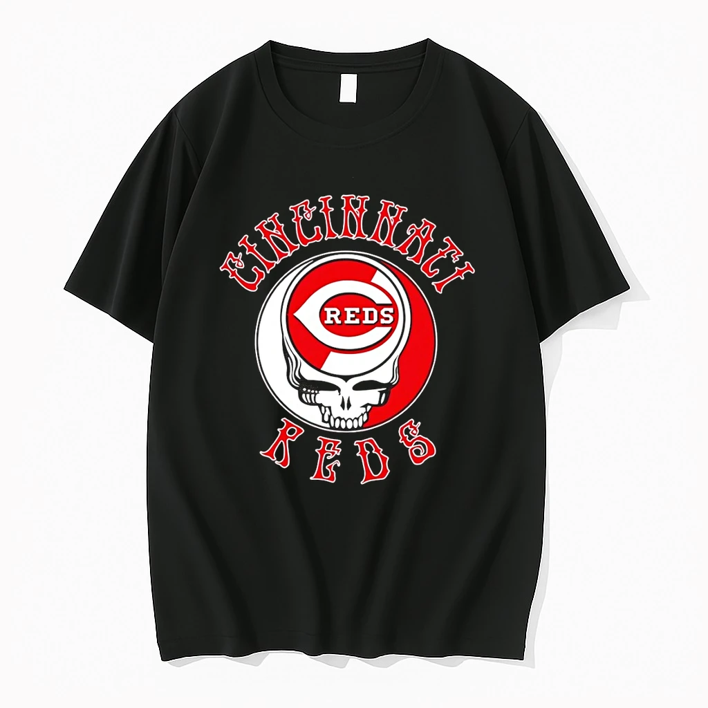 Cincinnati Reds Steal Your Face Grateful Dead Steal Your Base Shirts