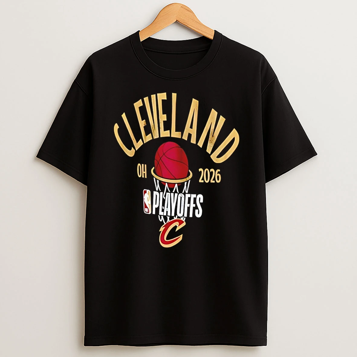 Cleveland Cavaliers Basketball 2026 Playoff Participant Stand Logo Shirts