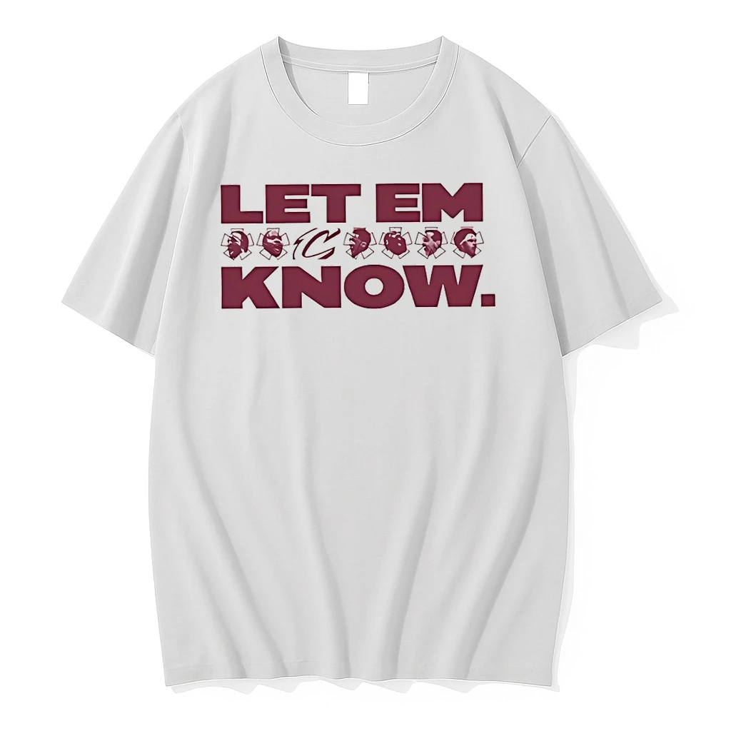 Cleveland Cavaliers Basketball Face Players Let Em Know Playoffs 2026 Logo Shirts