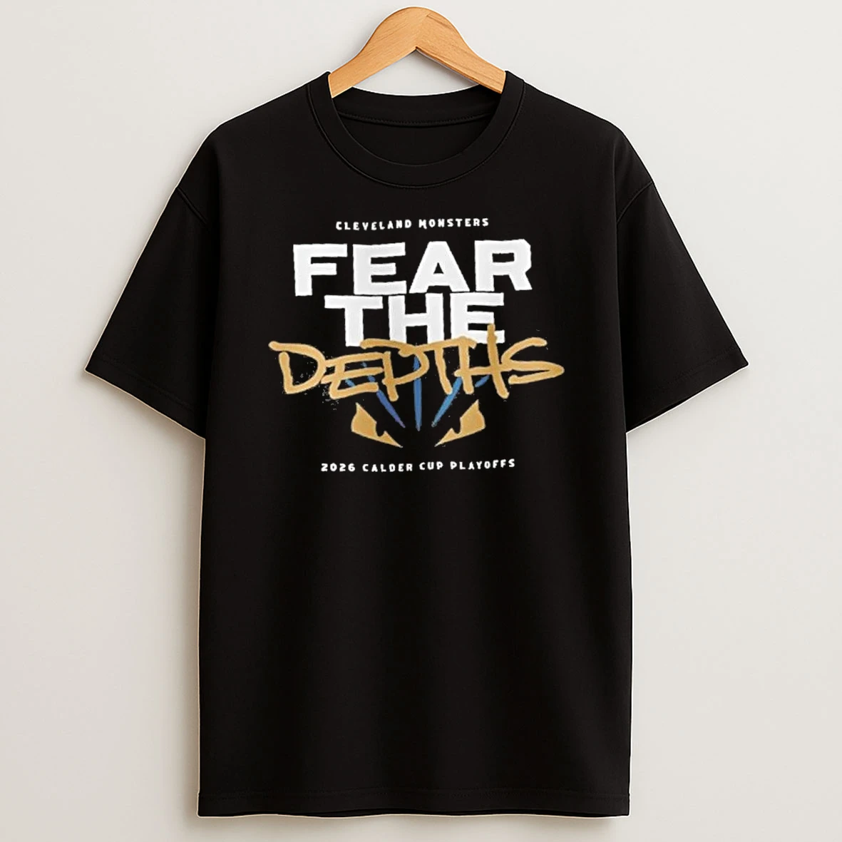 Cleveland Monsters 2026 Fear The Depths Calder Cup Playoffs Shirts