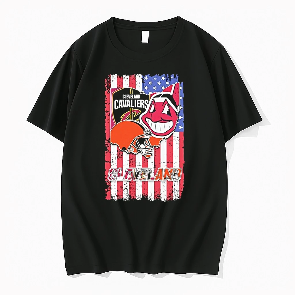 Cleveland City Sports American Flag Logos 2026 Shirts