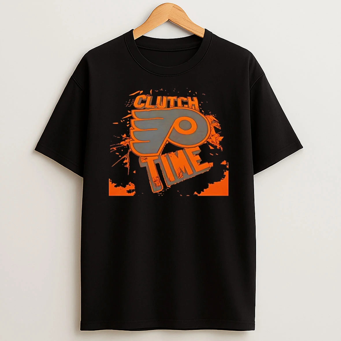 Clutch Time Philadelphia Flyers Hockey Nhl 2026 Logo Shirts