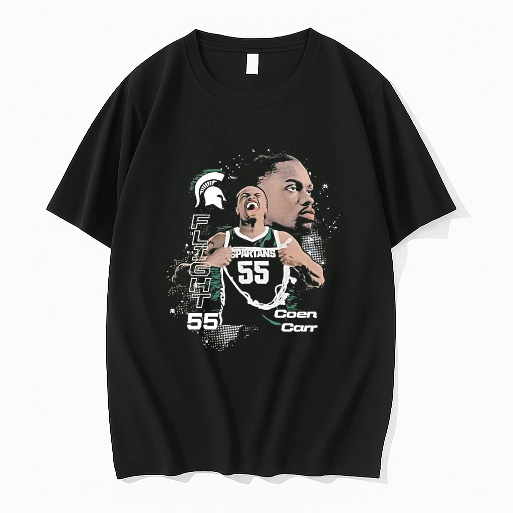 Coen Carr Michigan State Spartans Flight 55 Shirts