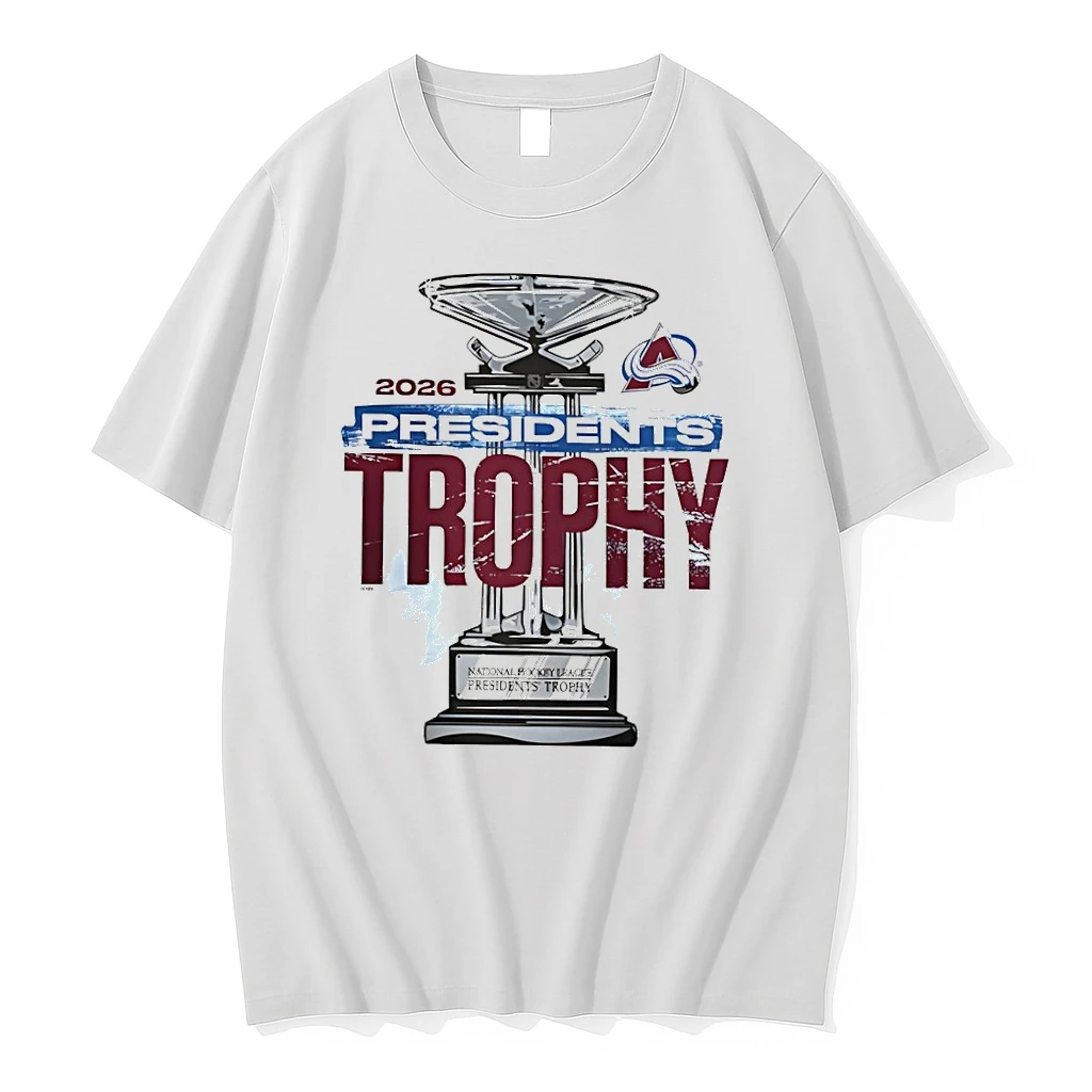 Colorado Avalanche 2026 Presidents Trophy Winner Stanley Cup Playoffs Hockey Shirts