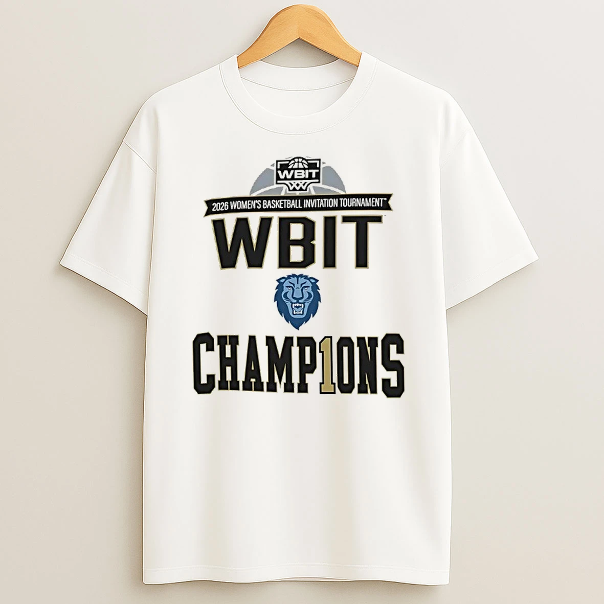 Columbia Lions 2026 Womens Basketball D I Invitation Tournament Wbit Champions Shirts