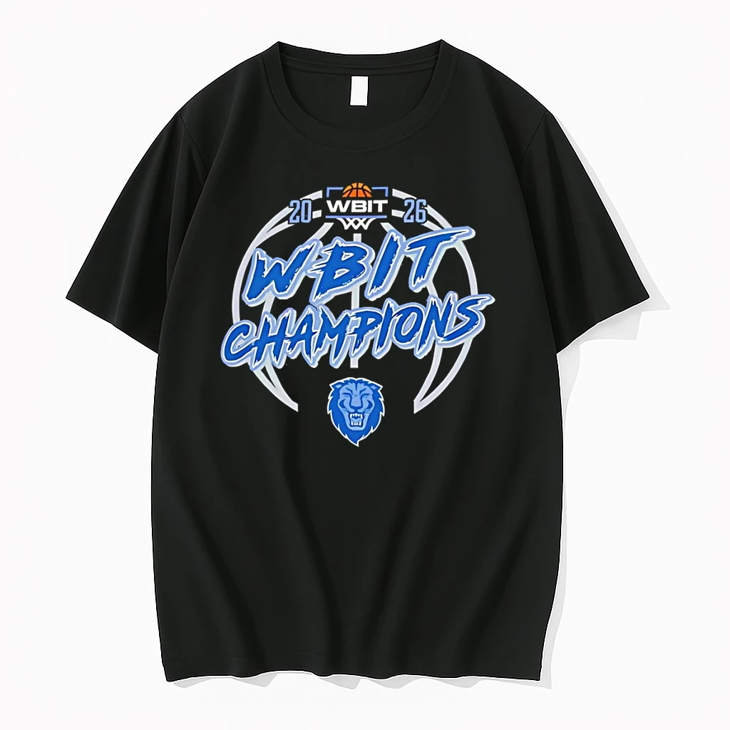 Columbia Lions Mens Basketball 2026 Wbit Champions Logo Shirts