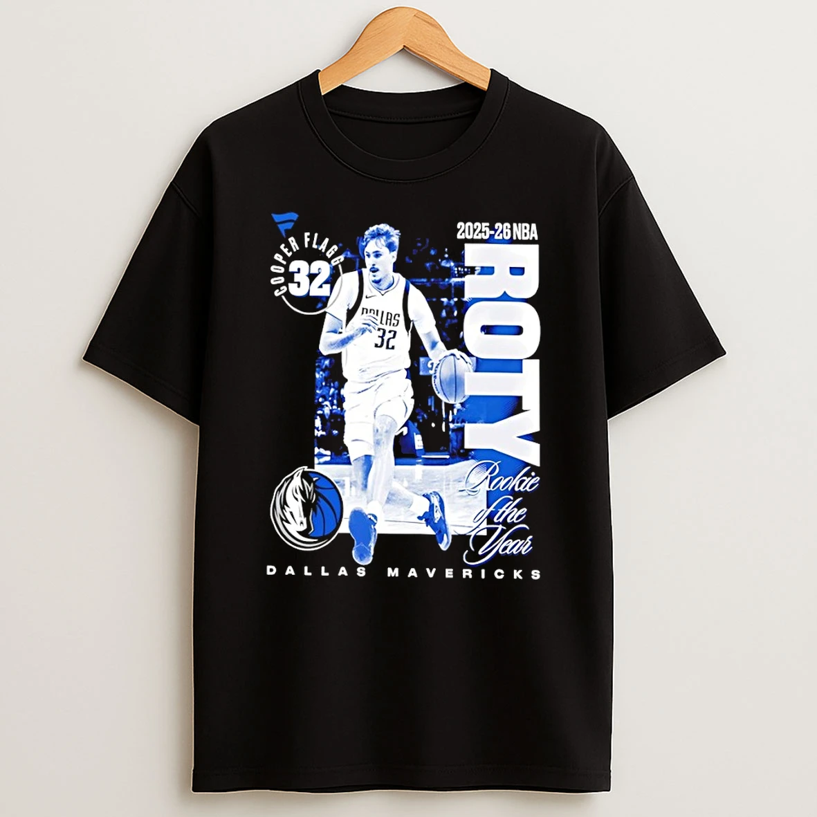 Cooper Flagg Dallas Mavericks 2025 26 Nba Rookie Of The Year Shirts