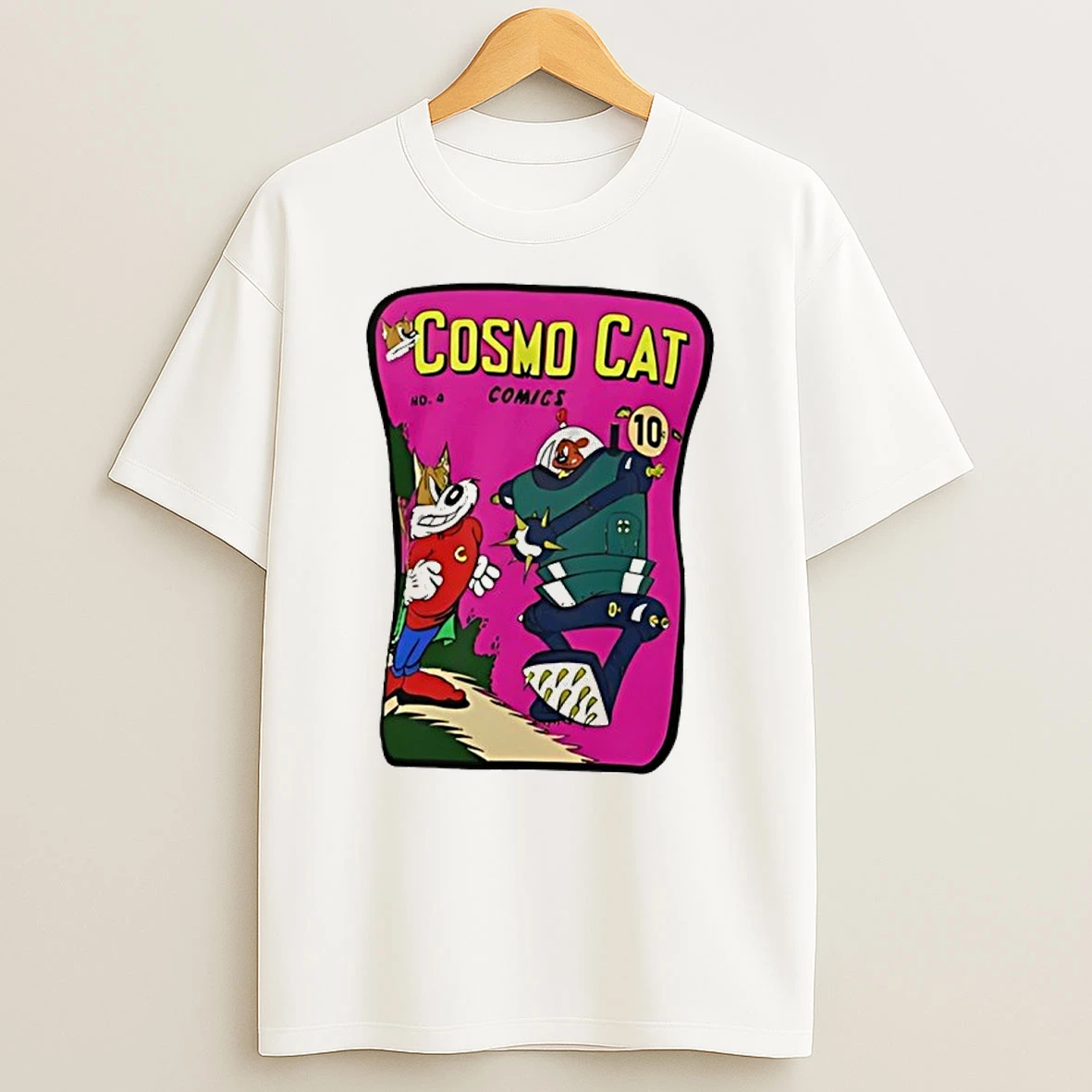 Cosmo Cat Comics Art Shirts
