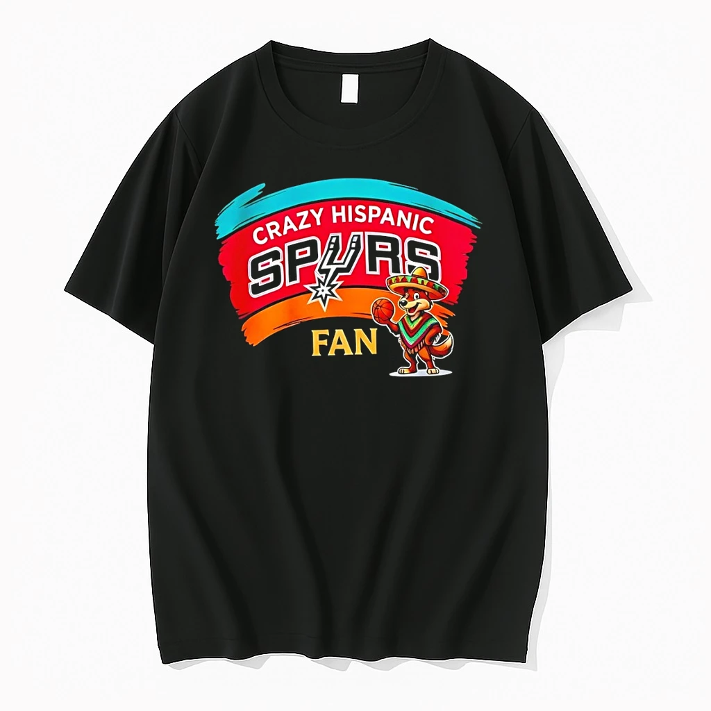 Crazy Hispanic Spurs Fan San Antonio Spurs Basketball Game Day 2026 Shirts