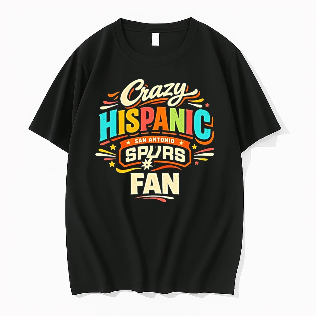 Crazy Hispanic Spurs Fans Basketball Game Day 2026 Sports Lover Shirts
