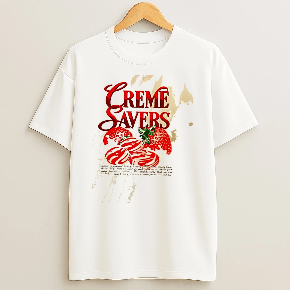 Creme Savers Strawberries Creme Shirts