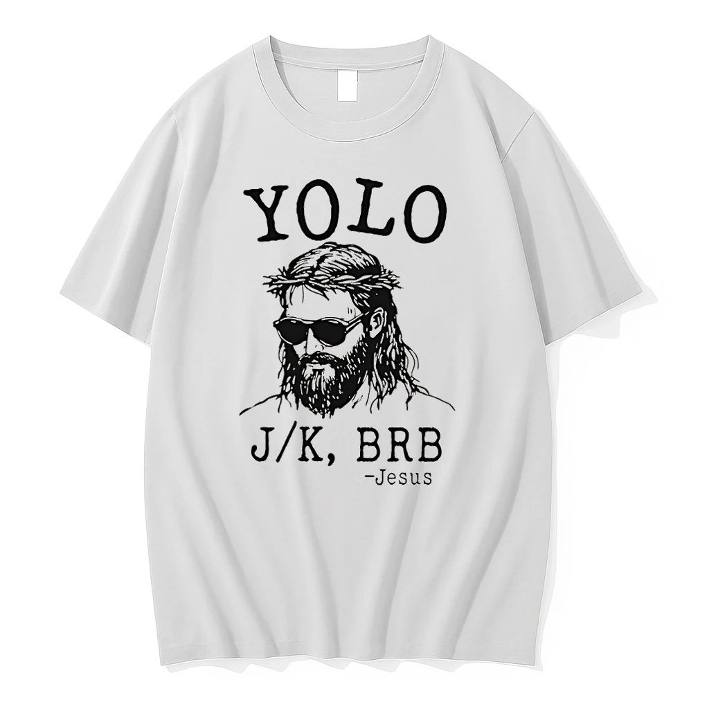 Cute Christian Yolo Brb Jesus Funny Jesus Christian Easter Shirts