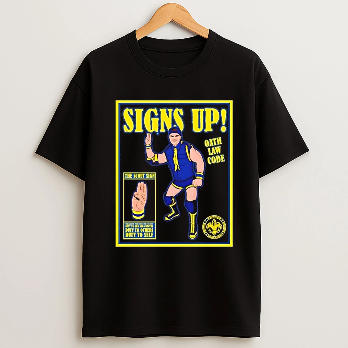 Danny Everbourne Signs Up Oath Law Code Shirts