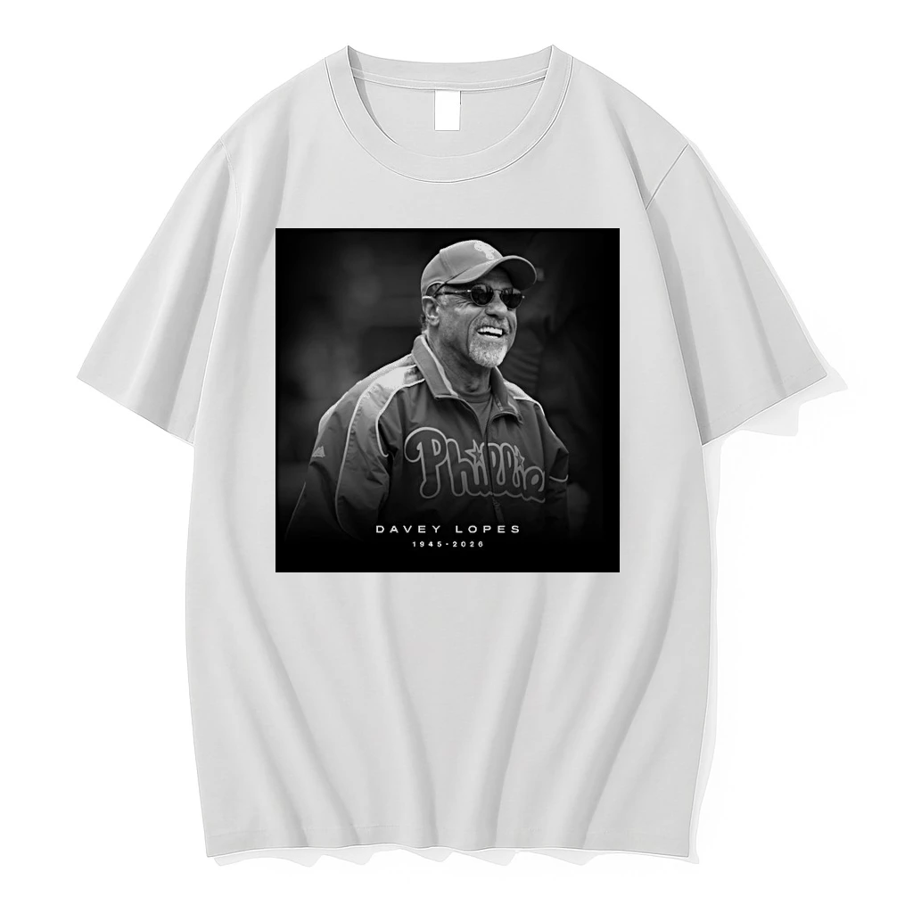 Davey Lopes 1945 2026 Philadelphia Phillies Shirts