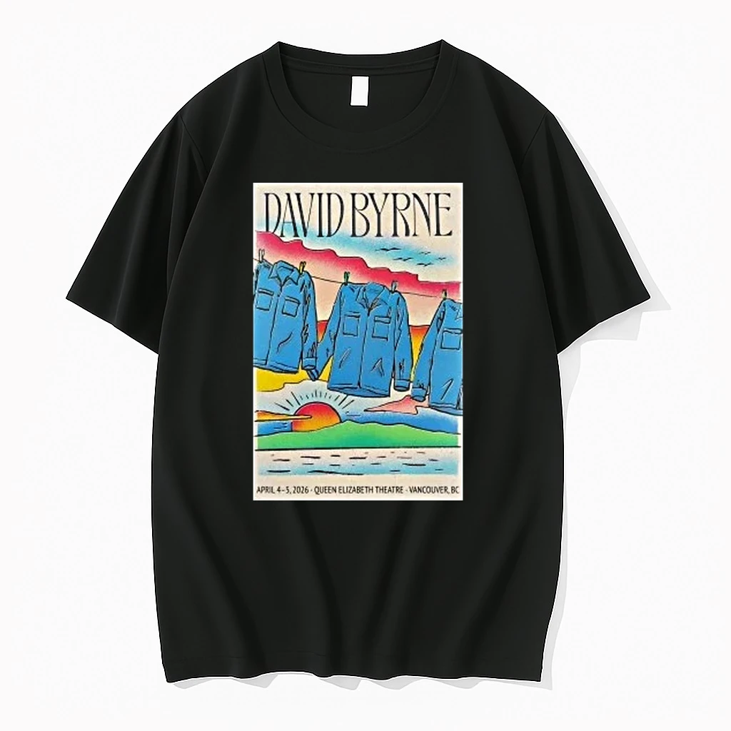 David Byrne Queen Elizabeth Theatre In Vancouver Bc Apr 4 5 2026 Shirts