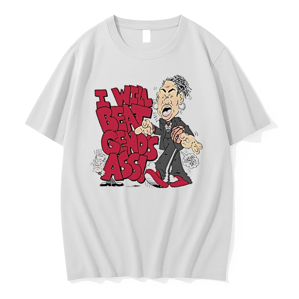 Dawn Staley Vs Geno Auriemma I Will Beat Genos Ass Caricature Shirts