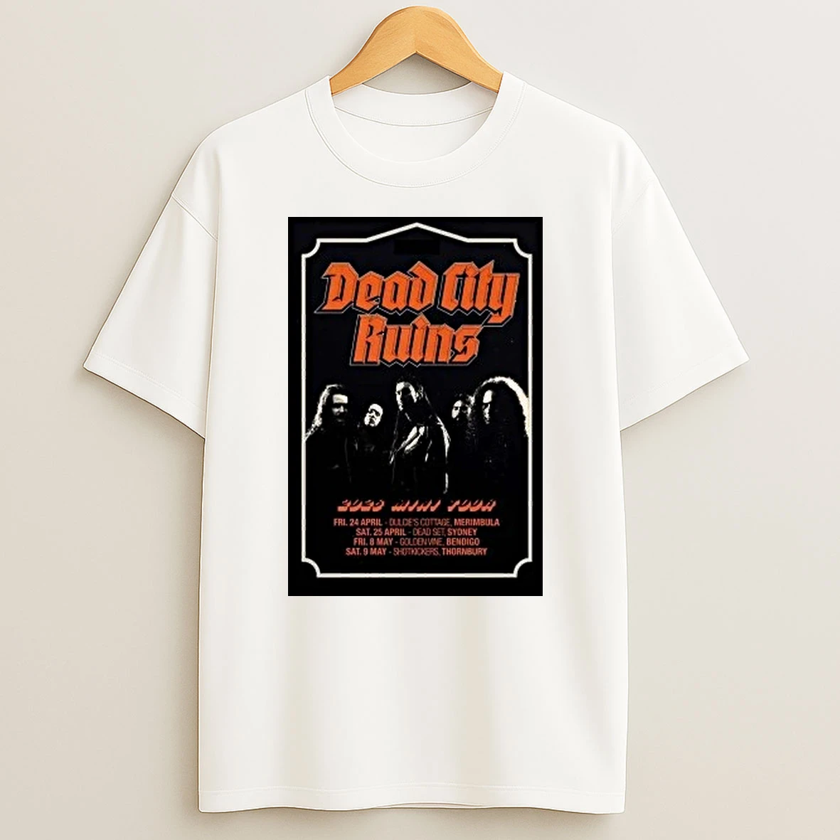 Dead City Ruins Mini Tour 2026 Shirts