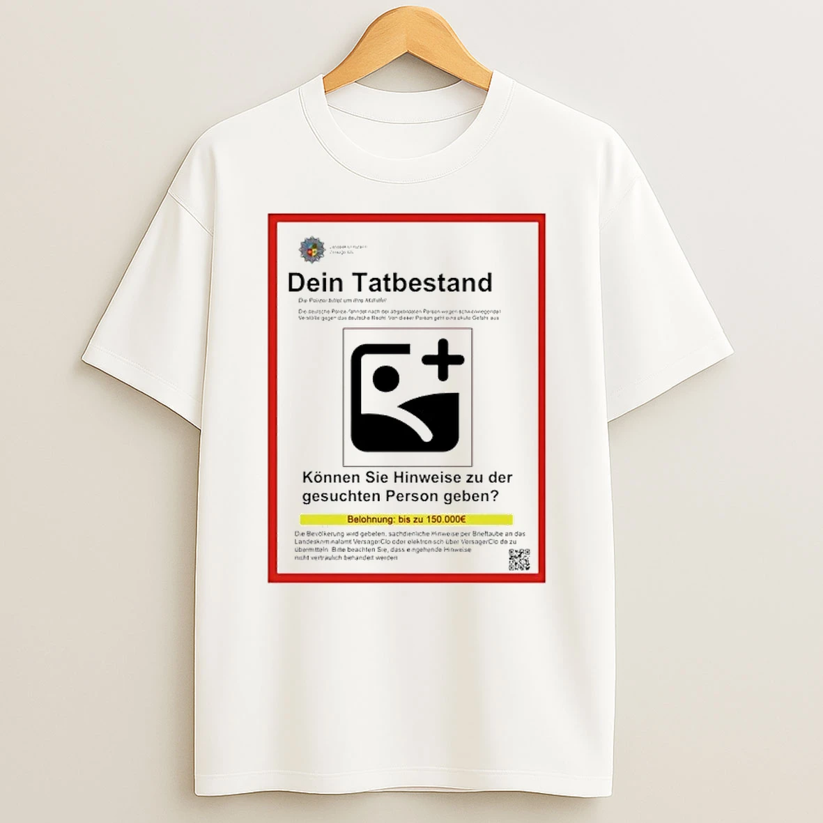 Dein Personalisierbares Gesucht Shirts