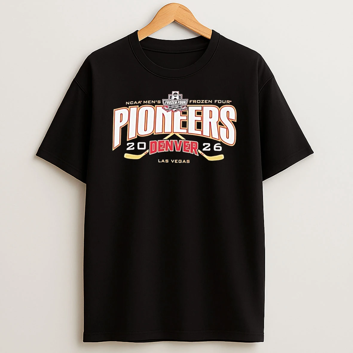 Denver Pioneers 2026 Ncaa Mens Frozen Four Las Vegas Shirts