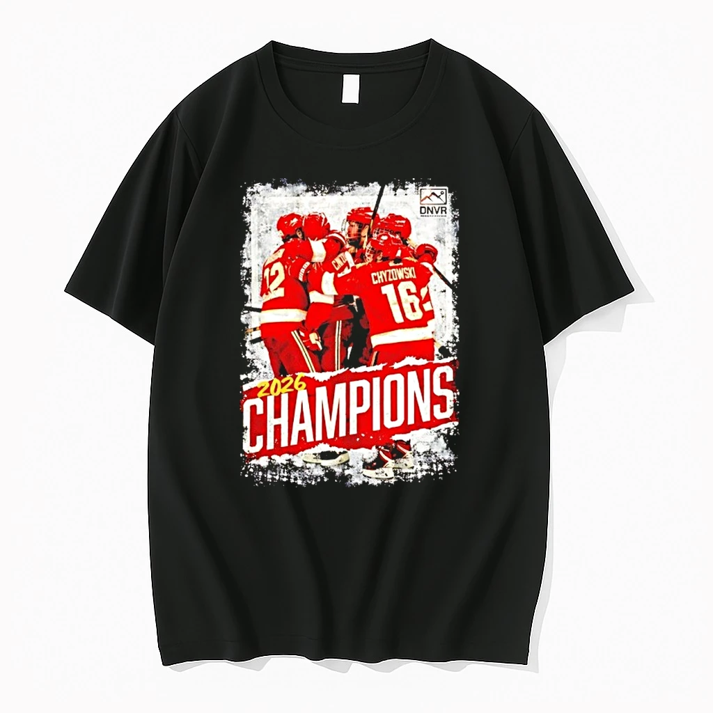 Denver Pioneers Mens Ice Hockey 10x National Champions Graphic Shirts