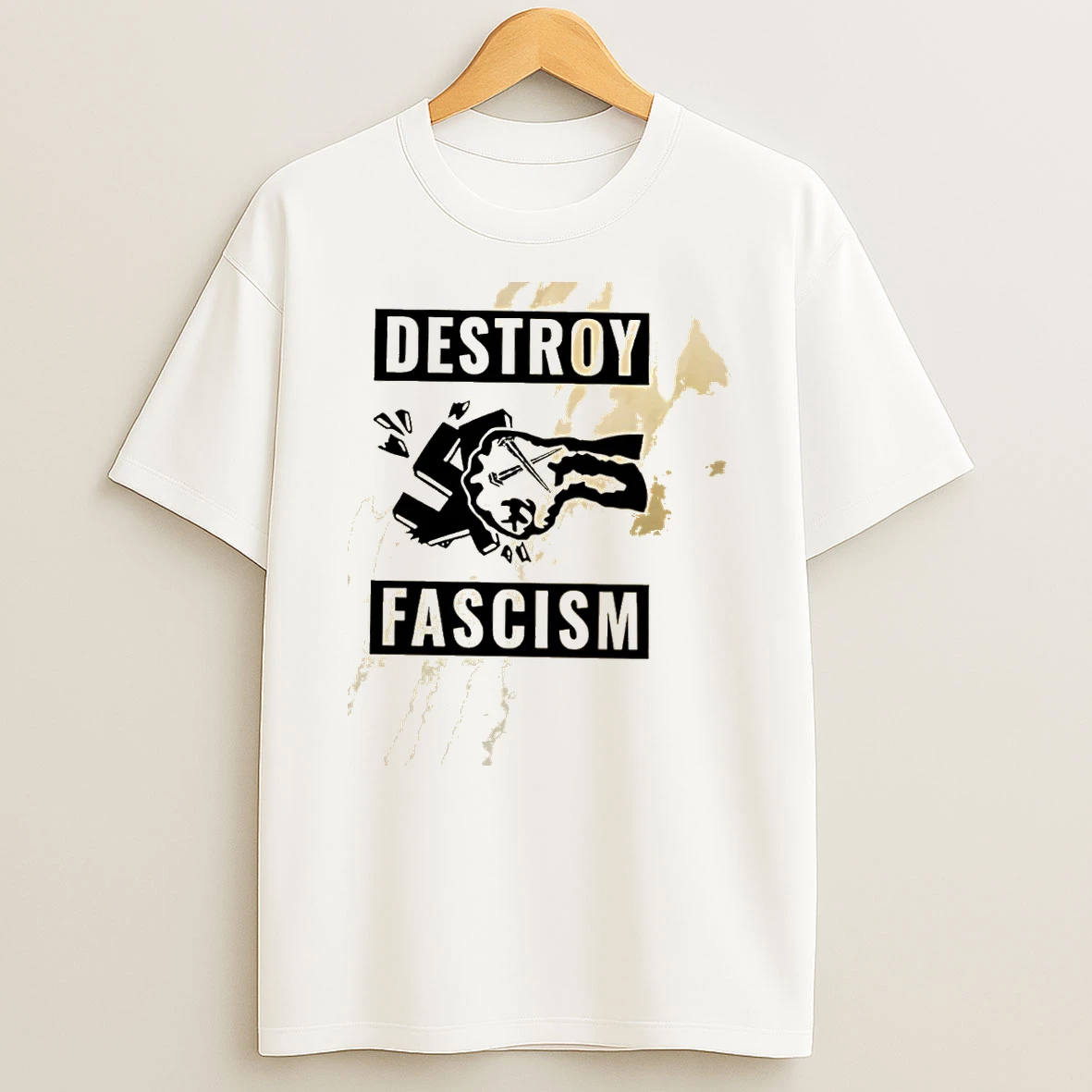 Destroy Fascism Swastika Symbol Shirts