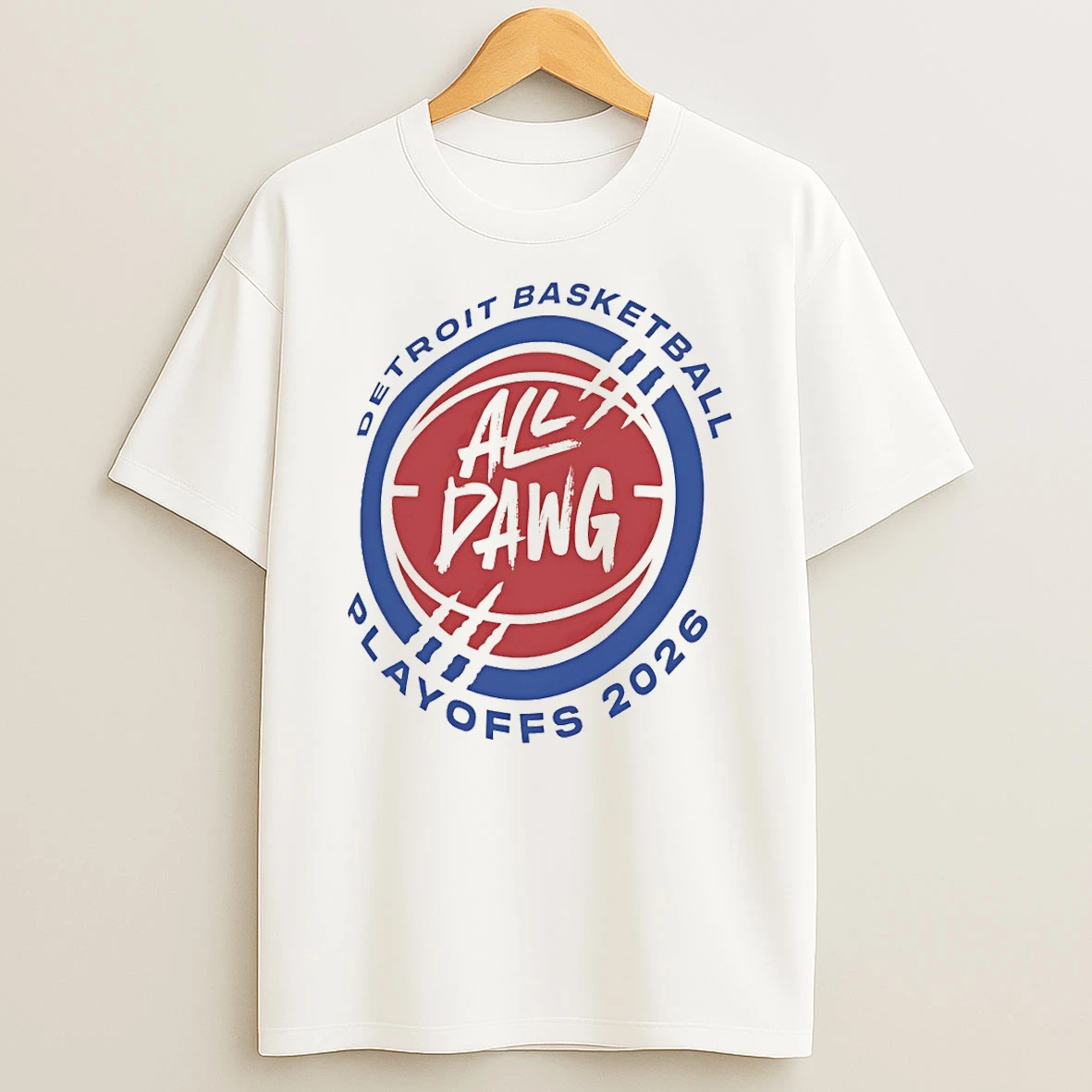 Detroit Pistons All Dawg Detroit Basketball Playoffs 2026 Shirts