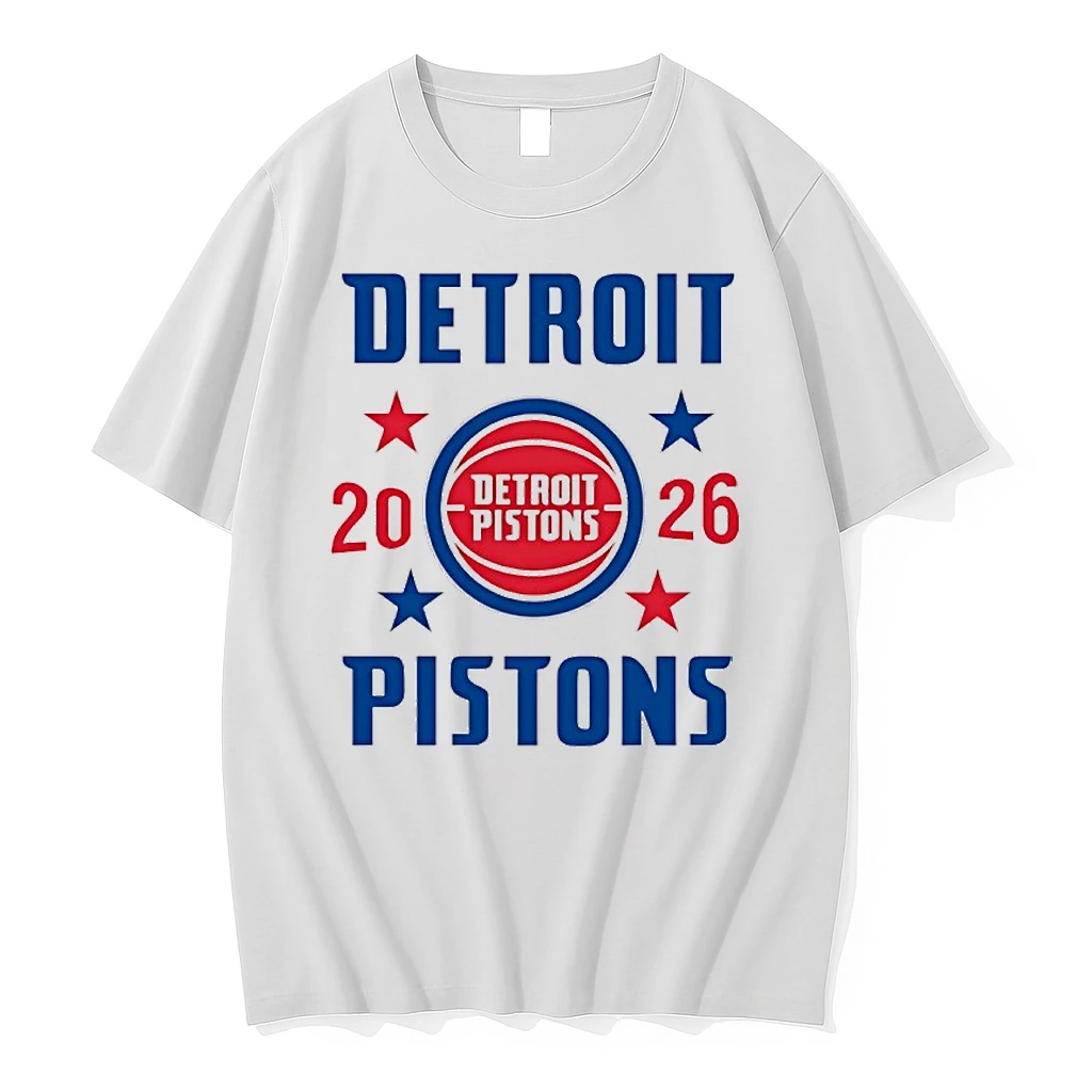 Detroit Pistons Playoffs 2026 Stars Logo Shirts