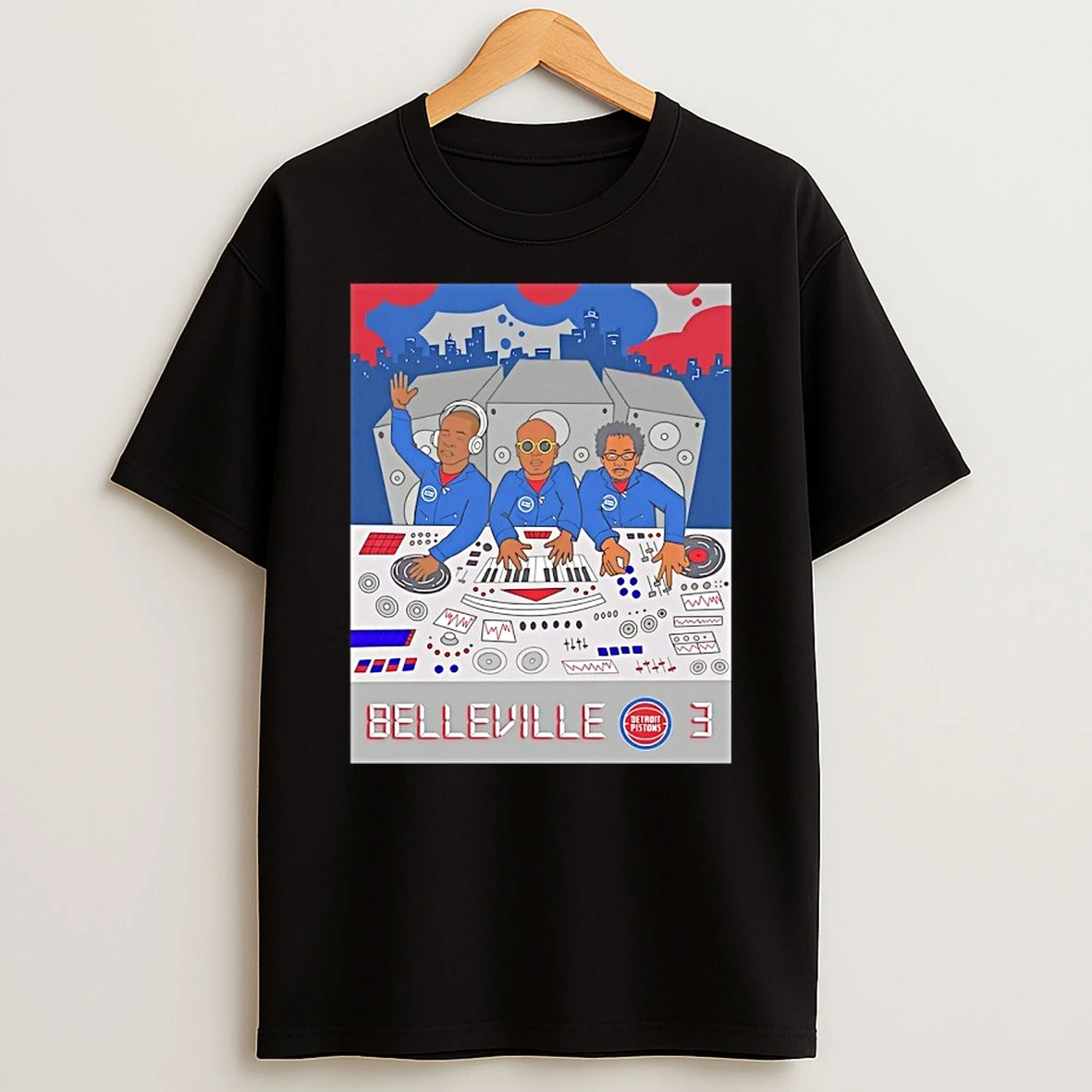 Detroit Pistons The Belleville Three Shirts