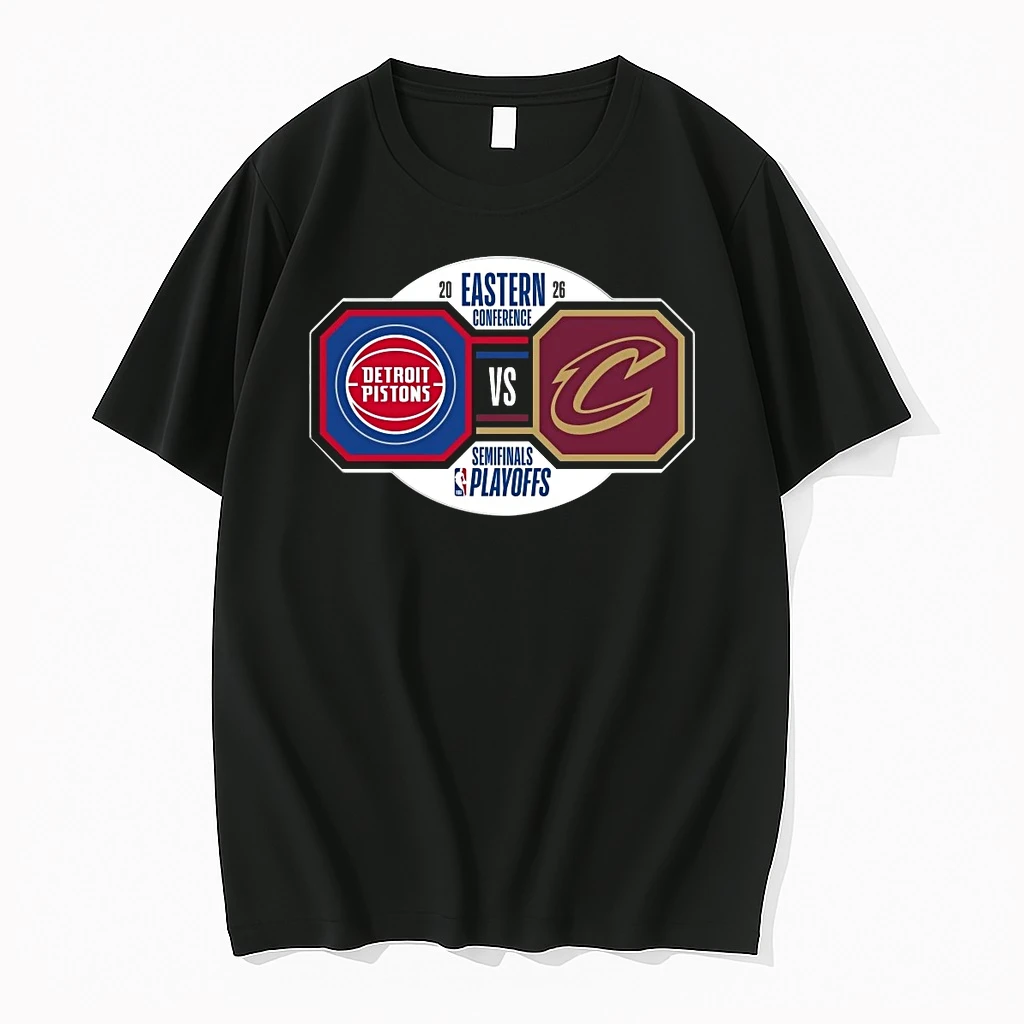 Detroit Pistons Vs Cleveland Cavaliers 2026 Nba Playoffs Eastern Conference Semifinals Shirts