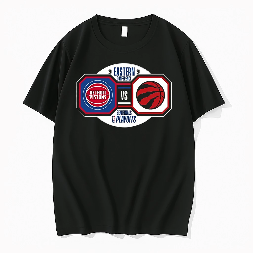 Detroit Pistons Vs Toronto Raptors 2026 Nba Playoffs Eastern Conference Semifinals Shirts