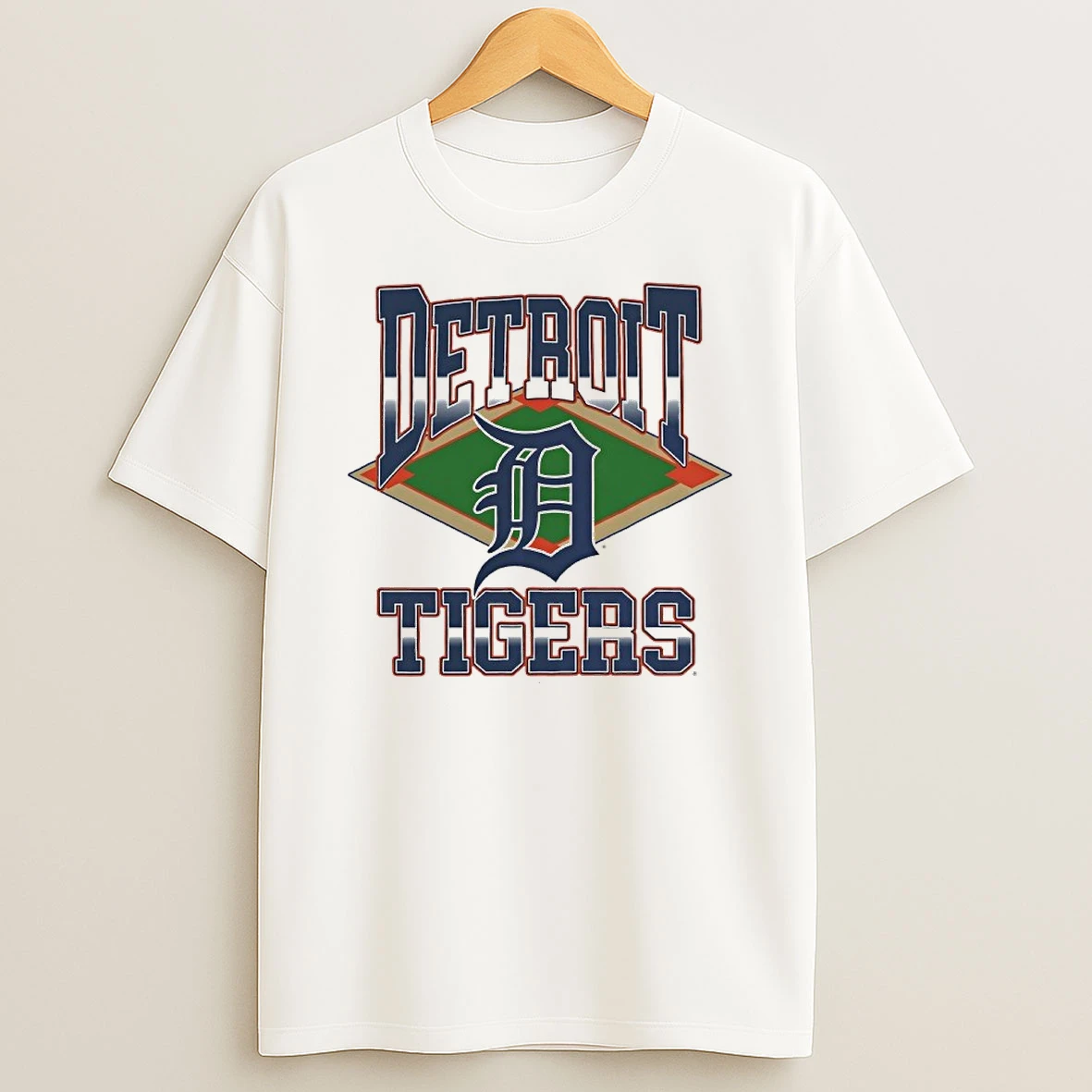 Detroit Tigers Baseball Field Diamond Shirts