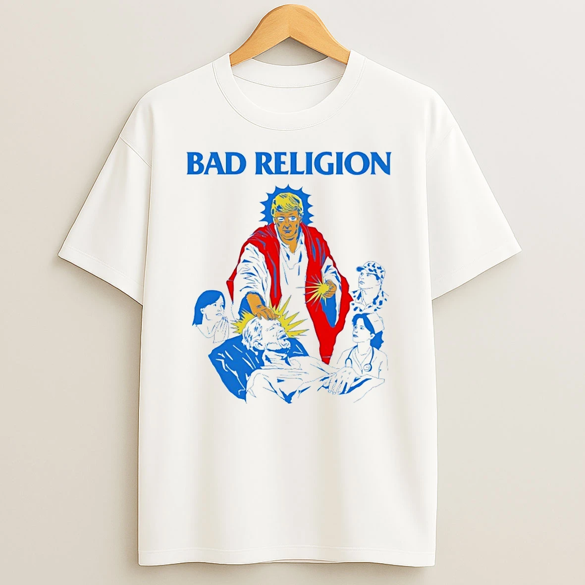 Donald Trump American Jesus Bad Religion Punk Rock Shirts
