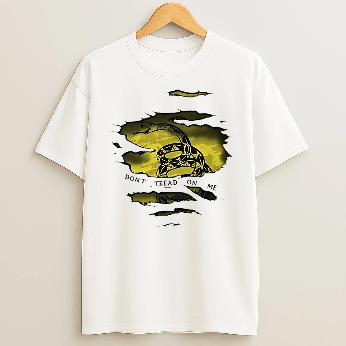 Dont Tread On Me Torn Shirts