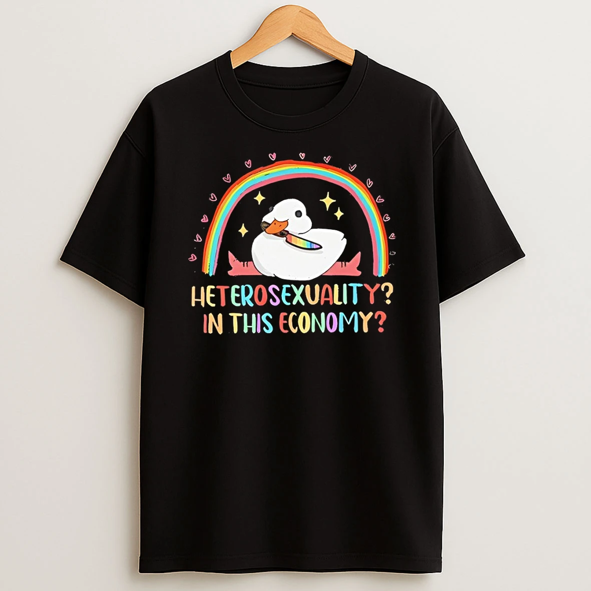 Duck Says No To Heteronormativity Heterosexuality In This Economy Shirts