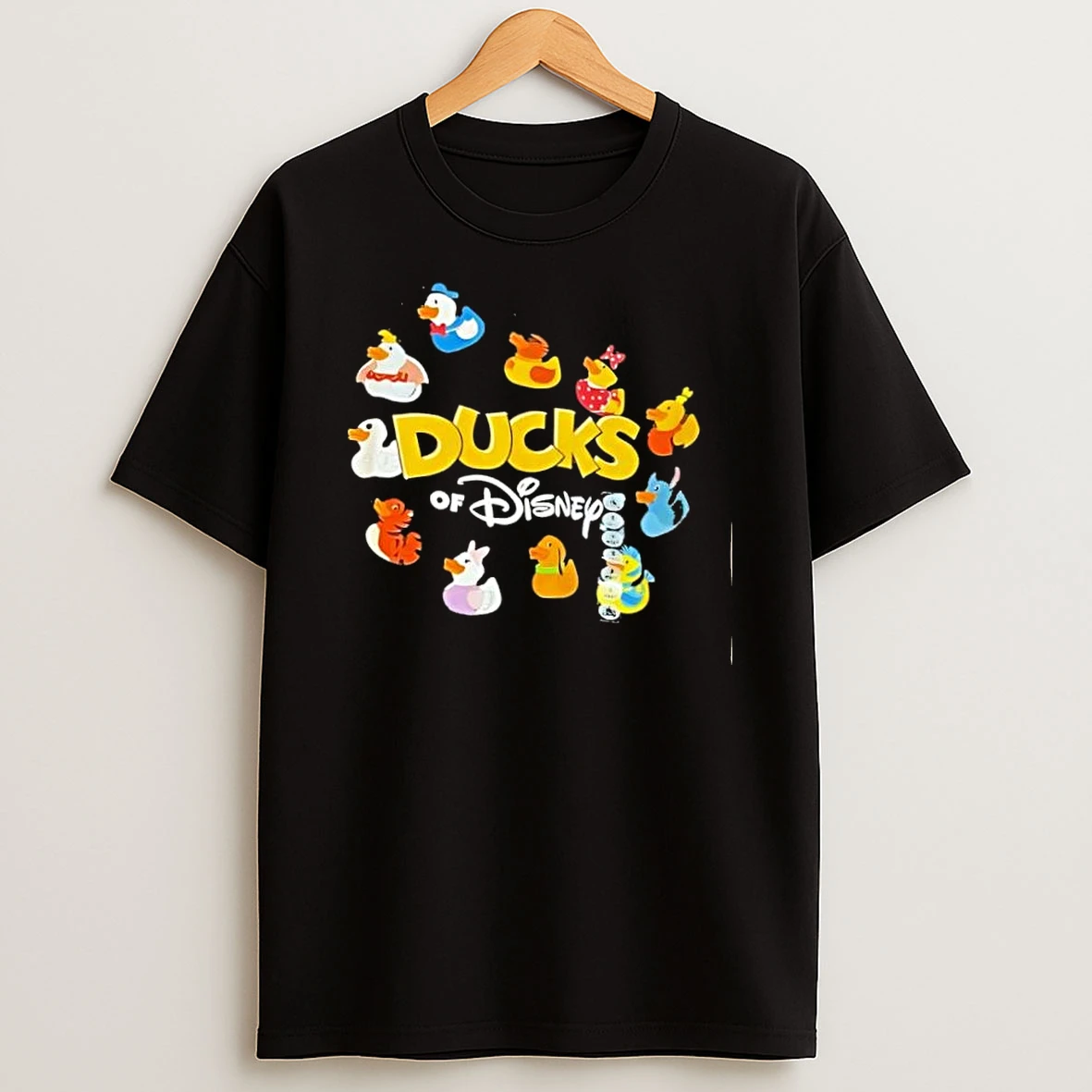Ducks Of Disney Characters Donald Daisy Tigger Pluto Rubber Duck Shirts