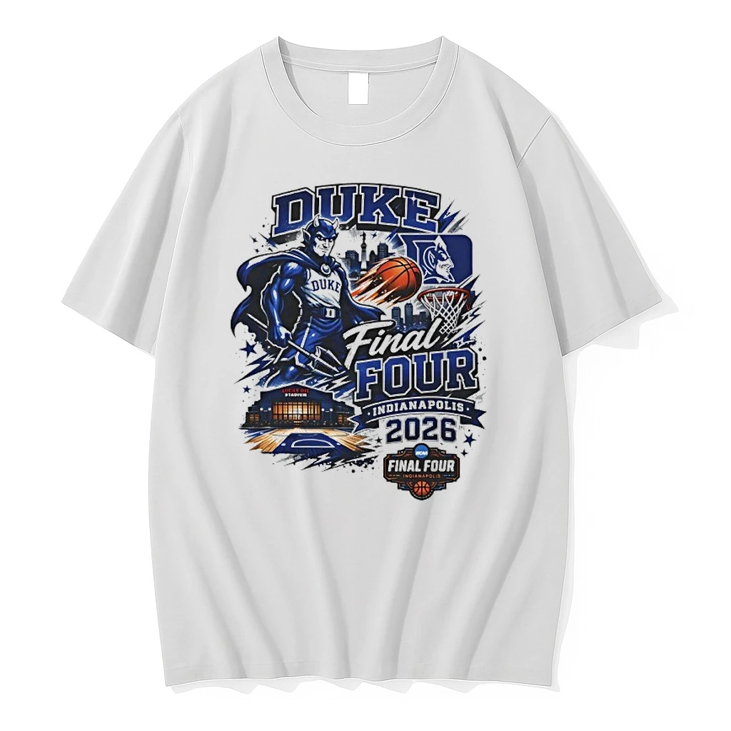 Duke Blue Devils Mens Basketball 2026 Final Four Indianapolis Mascot Shirts