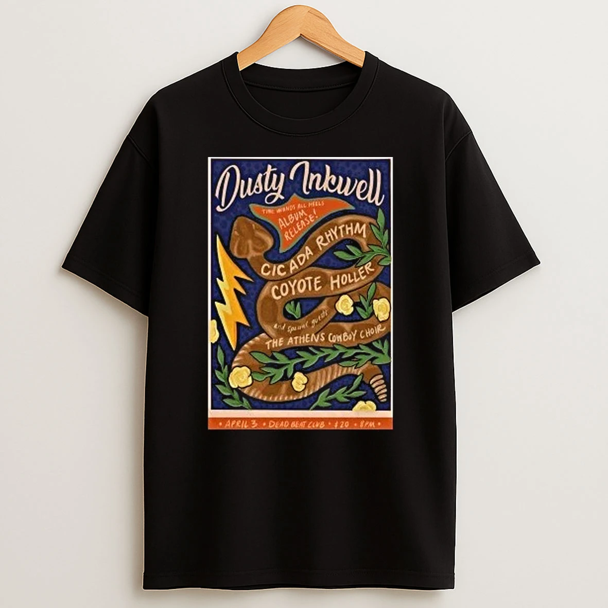 Dusty Inkwell April 3 2026 In Athens Ga Shirts