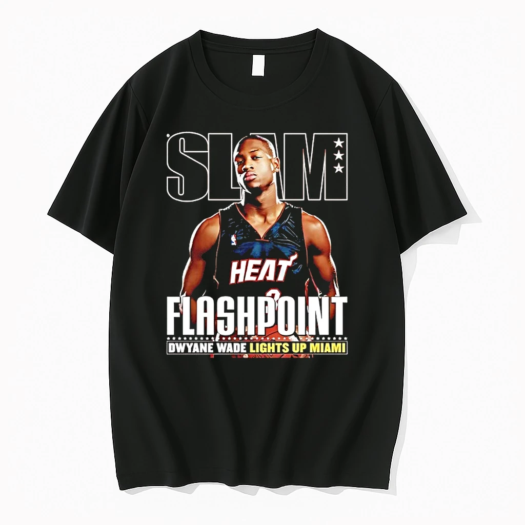 Dwayne Wade Flashpoint Lights Up Miami Slam Shirts