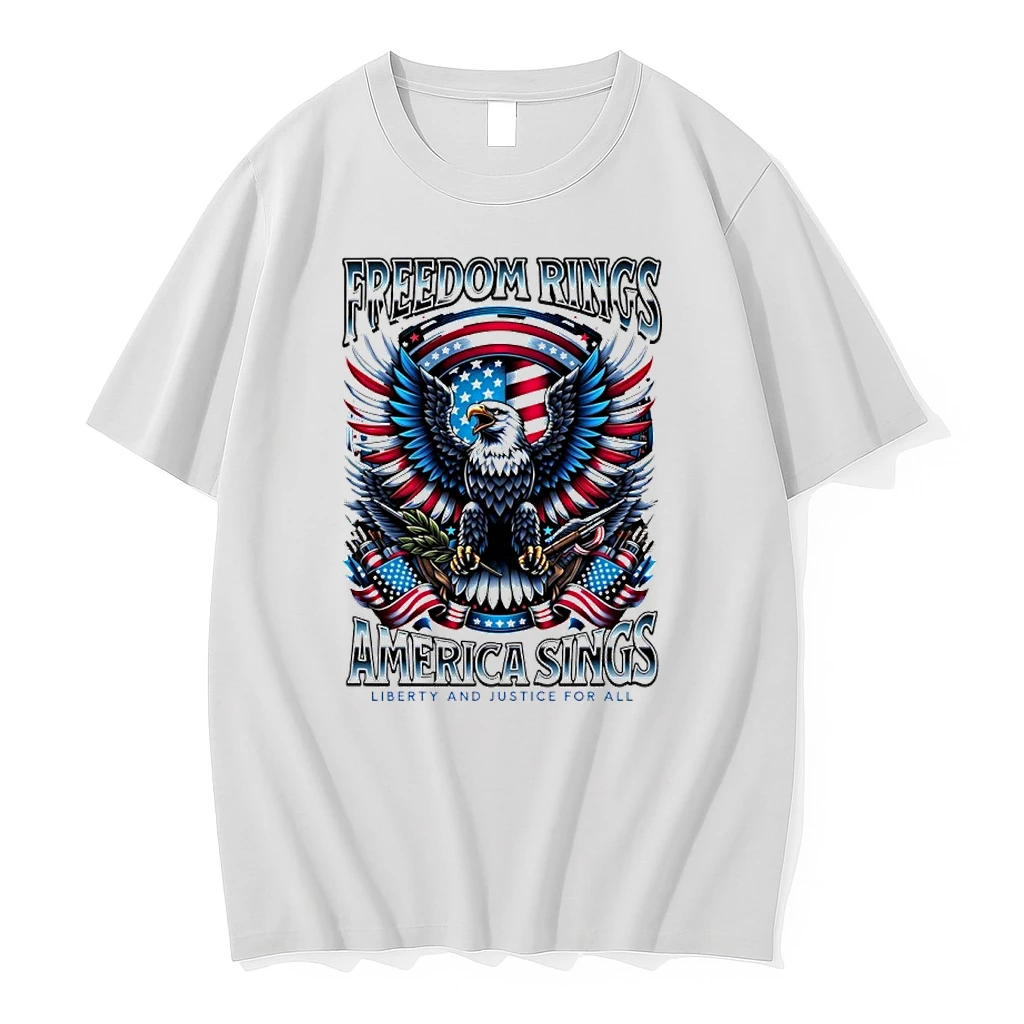 Eagles Freedom Rings America Sings Liberty And Justice For All Shirts