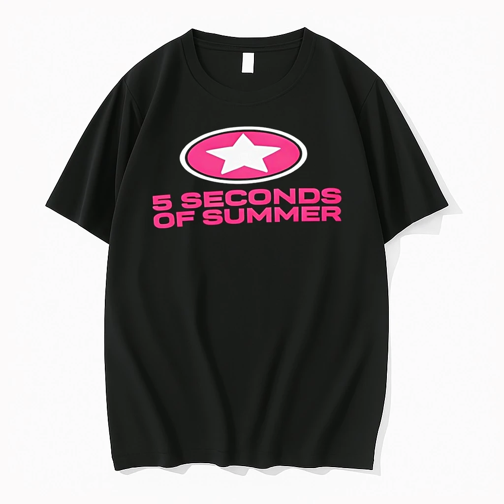 Earth 5sos Seconds Of Summer World Tour Belfast Uk Logo Shirts