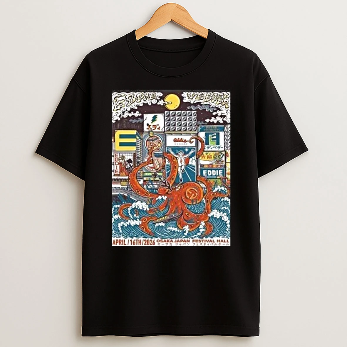 Eddie Vedder Osaka Japan 2026 Venue Shirts