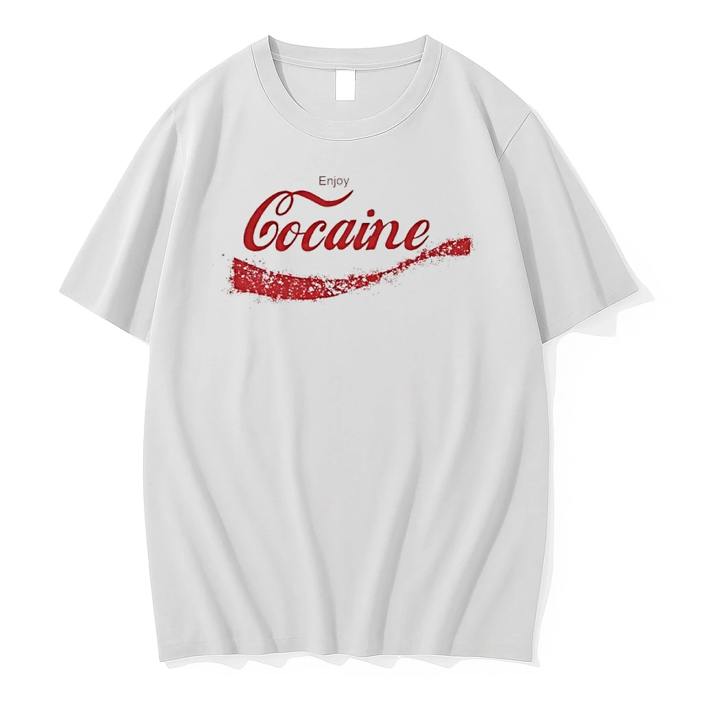 Enjoy Coke Cocaine Coca Cola Parody Logo Shirts