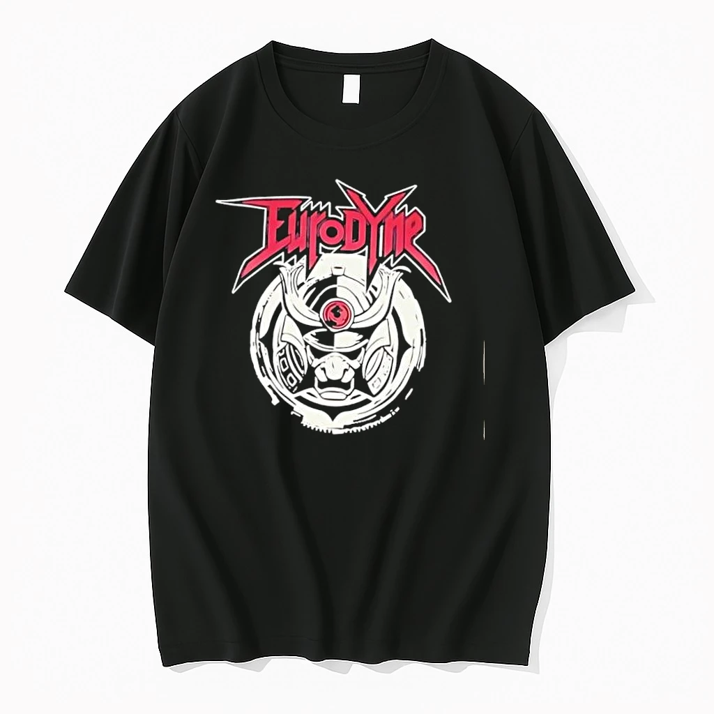 Eurodyne Samurai Cyberpunk Oni Mask Logo Shirts